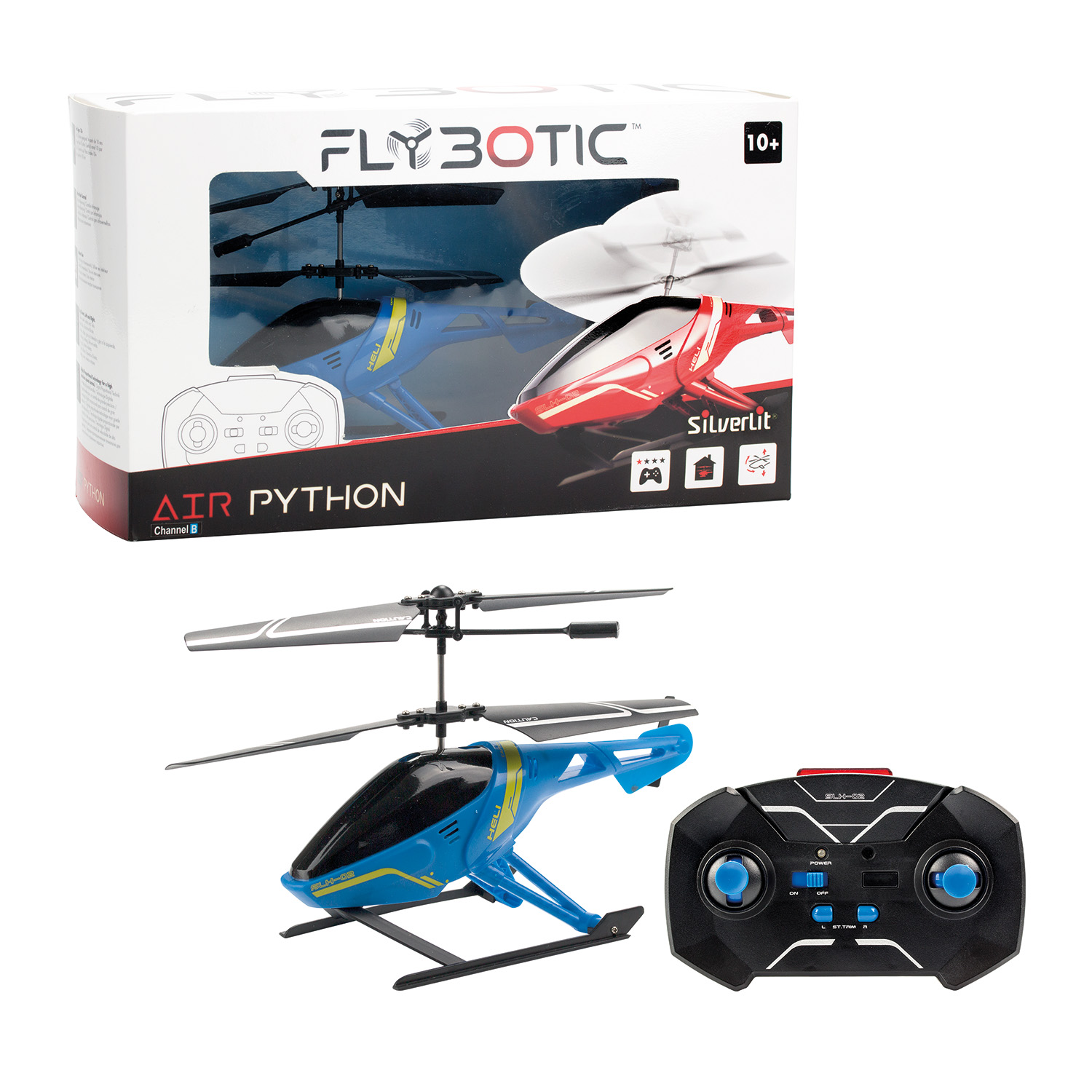 Silverlit Flybotic Air Python Τηλεκατευθυνόμενο Ελικόπτερο Μπλε Για 8+ Χρονών - Image 5
