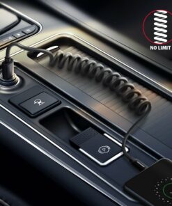 AXAGON BUCM-AM10TB TWISTER CABLE USB-C   USB-A, 0,6M, USB 2.0, 2.4A, ALU, PVC, BLACK