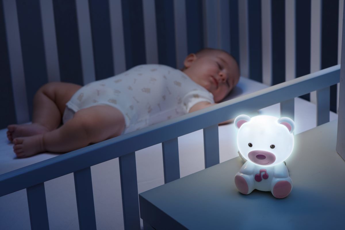 Chicco Βρεφικό Φωτάκι Νυκτός Αρκουδάκι Dreamlight Ροζ Για 0+ - Image 3