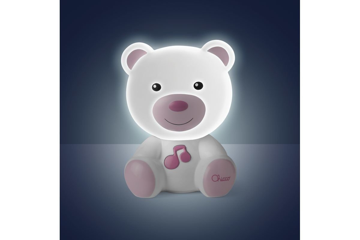 Chicco Βρεφικό Φωτάκι Νυκτός Αρκουδάκι Dreamlight Ροζ Για 0+ - Image 4