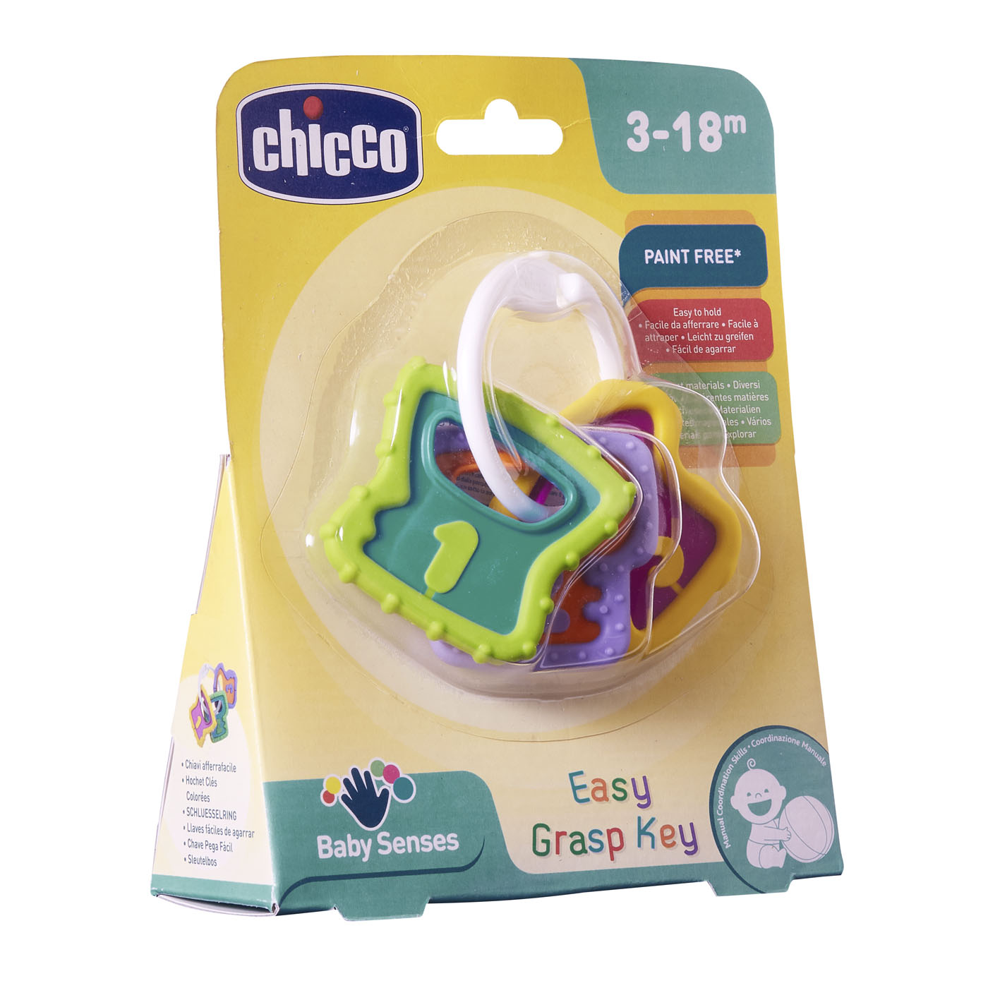 Chicco Βρεφική Κουδουνίστρα Χρωματιστά Κλειδιά Για 3-18 Μηνών - Image 2