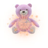 Chicco Βρεφικό Αρκουδάκι με Προβολέα Baby Bear Ροζ Για 0+