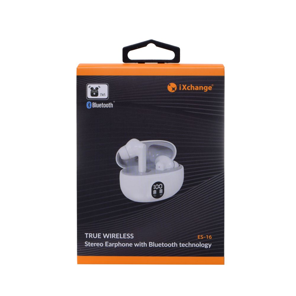 Ακουστικά True Wireless ΒΤ iXchange ES-16 Λευκό - Image 3