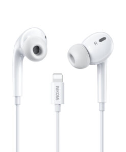 Ακουστικά Lightning Plug & Play WK ΥΒ10 Λευκό