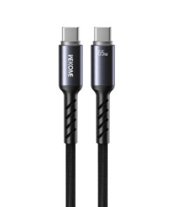Καλώδιο Φόρτισης με LED WK WDC-C15 USB-C to Lightning PD 35W 1.2m Μαύρο