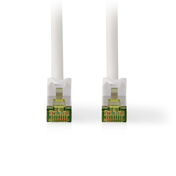 Καλώδιο δικτύου CAT 7, S/FTP, 5.00m σε λευκό χρώμα. - NEDIS CCGL85420WT50