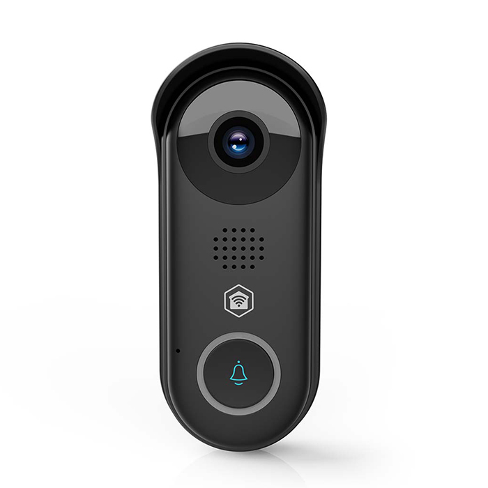 Smart Wi-Fi θυροτηλεόραση, με Full HD 1080p κάμερα, αισθητήρα κίνησης και νυχτερινή όραση σε μαύρο χρώμα. - NEDIS WIFICDP11BK - Image 2