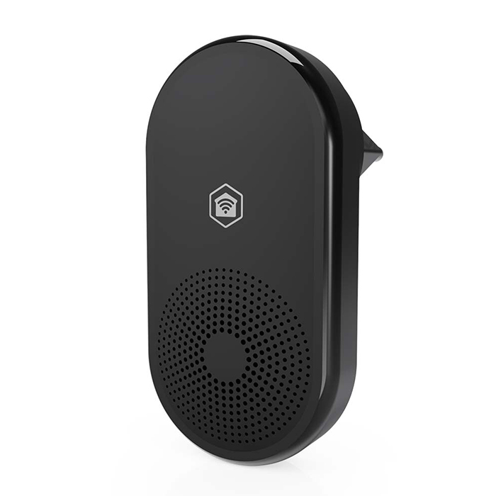 Ασύρματο plug-in smart εσωτερικό κουδούνι, σε μαύρο χρώμα. - NEDIS WIFICDPC11CBK