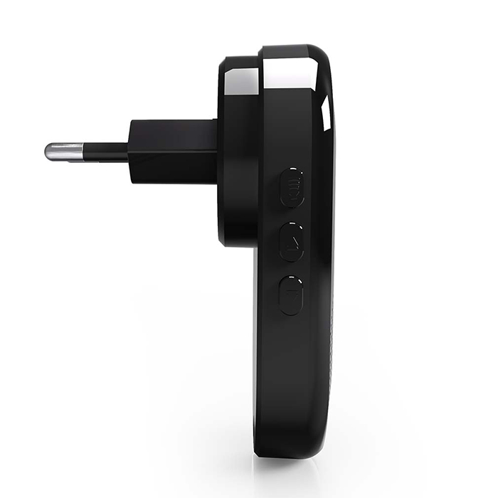 Ασύρματο plug-in smart εσωτερικό κουδούνι, σε μαύρο χρώμα. - NEDIS WIFICDPC11CBK - Image 4