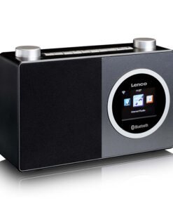 Επιτραπέζιο Internet ραδιόφωνο με λειτουργία Bluetooth και μεγάλη έγχρωμη οθόνη LCD. - LENCO DIR-70BK