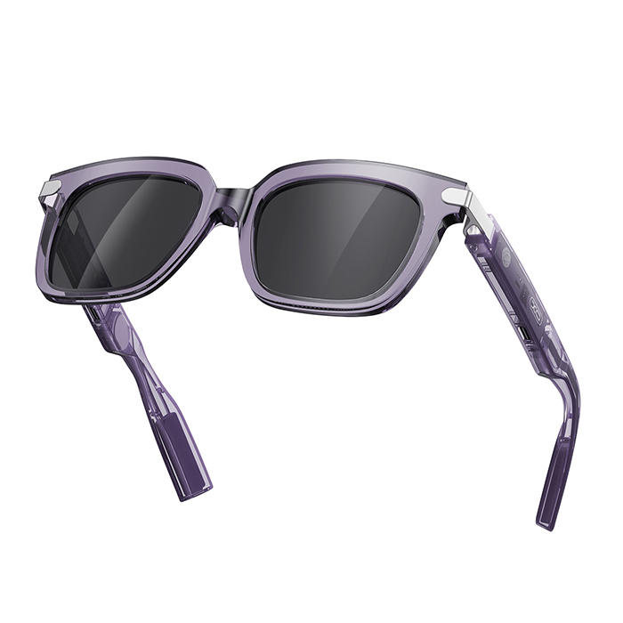 Bluetooth Γυαλιά ηλίου και ηχείο σε μωβ χρώμα - XO E15 PURPLE - Image 2