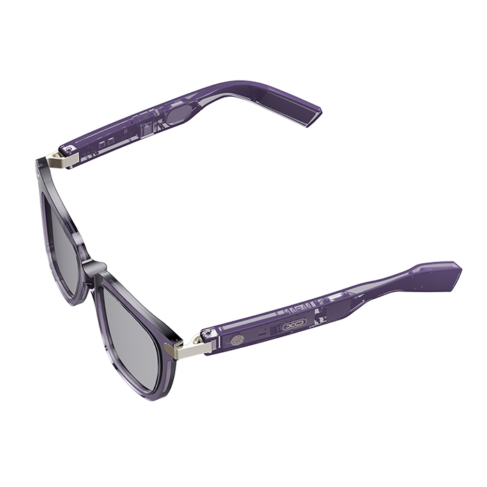Bluetooth Γυαλιά ηλίου και ηχείο σε μωβ χρώμα - XO E15 PURPLE - Image 4