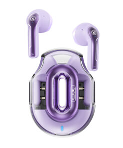 Bluetooth ακουστικά handsfree με θήκη φόρτισης, σε μωβ χρώμα - XO X43 PURPLE COLOR