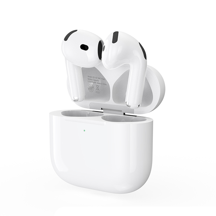 Bluetooth ακουστικά handsfree με θήκη φόρτισης σε λευκό χρώμα - XO Q7 ANC PODS