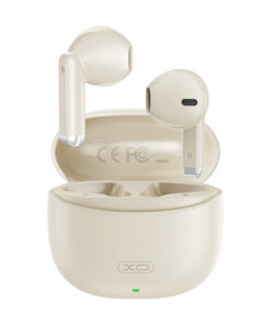 Bluetooth ακουστικά handsfree με θήκη φόρτισης, σε μπεζ χρώμα - XO X33 BEIGE COLOR