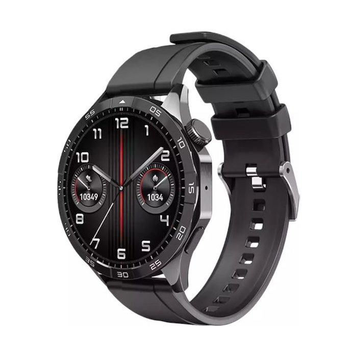 Smart ρολόι με οθόνη AMOLED 1.43" σε μαύρο χρώμα - XO WATCH4 BLACK