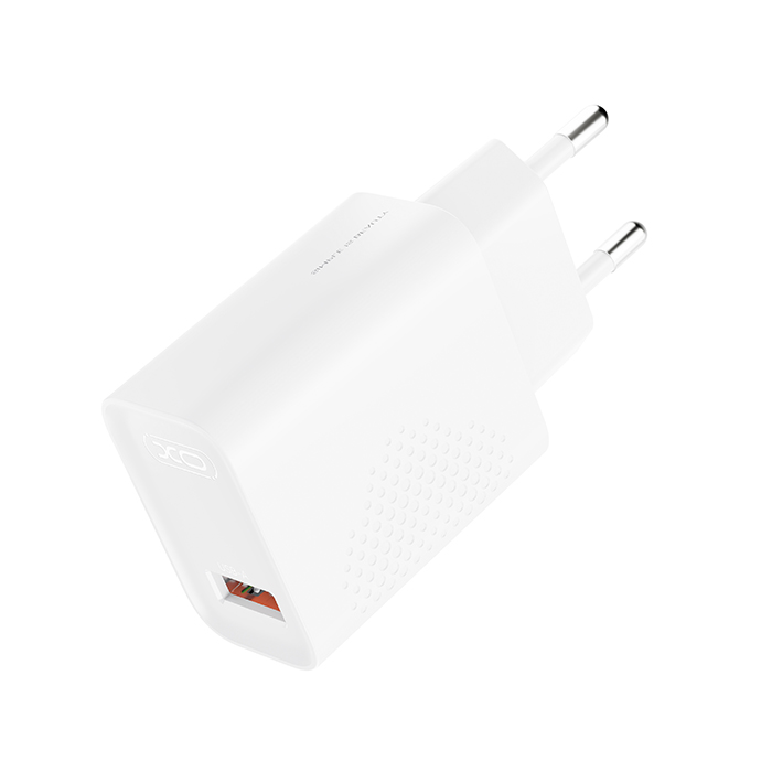 Universal φορτιστής USB-A, 18W σε λευκό χρώμα - XO L159 (EU) QC3.0