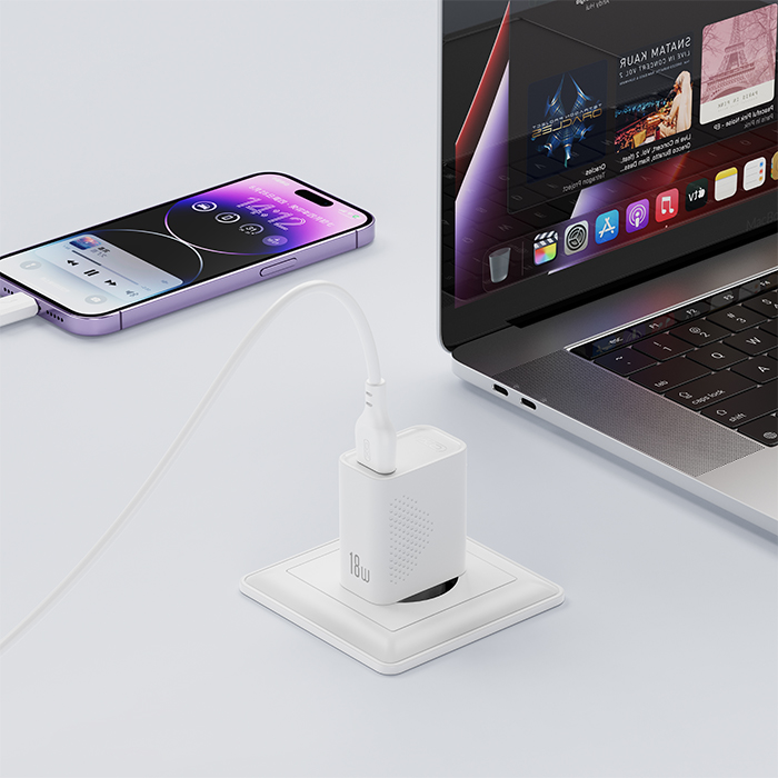Universal φορτιστής USB-A, 18W σε λευκό χρώμα - XO L159 (EU) QC3.0 - Image 4