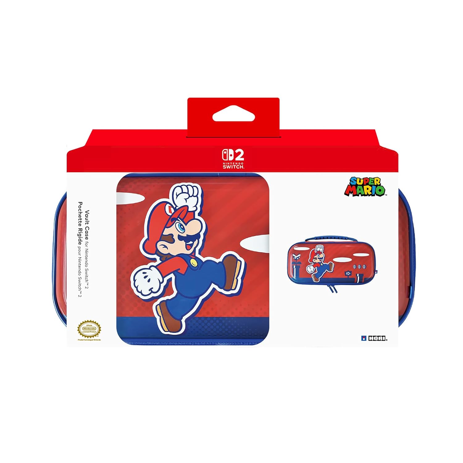HORI (NSX-114E) VAULT CASE FOR SWITCH 2 (MARIO) - Image 4