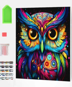Splat Planet Σετ Diamond Painting "Owl" σε Καμβά με Τελάρο 30x40cm