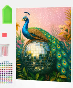 Splat Planet Σετ Diamond Painting "Peacocktail Party" σε Καμβά με Τελάρο 30x40cm
