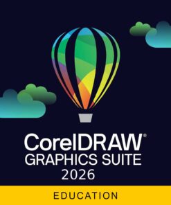 CORELDRAW GRAPHICS SUITE 2026 EDUCATION PERPETUAL LICENSE (INCL. 1 YR CORELSURE MAINTENANCE)(1-4) (LCCDGS2026EDU11)