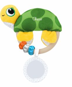 Chicco Βρεφική Κουδουνίστρα Χελωνίτσα με Ύφασμα Για 0+ Ετών