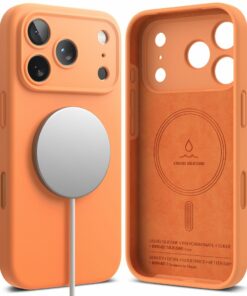 RINGKE SILICONE MAGNETIC MAGSAFE IPHONE 17 PRO MAX ORANGE