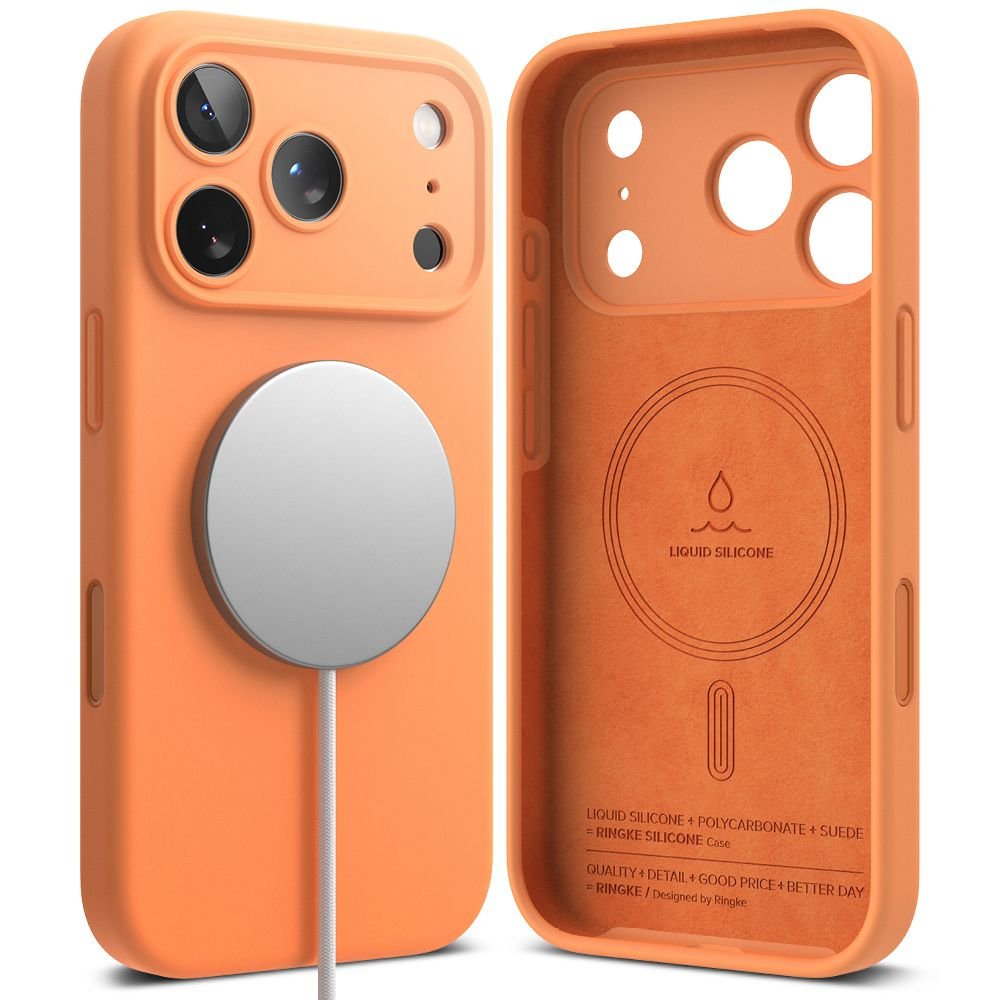 RINGKE SILICONE MAGNETIC MAGSAFE IPHONE 17 PRO MAX ORANGE
