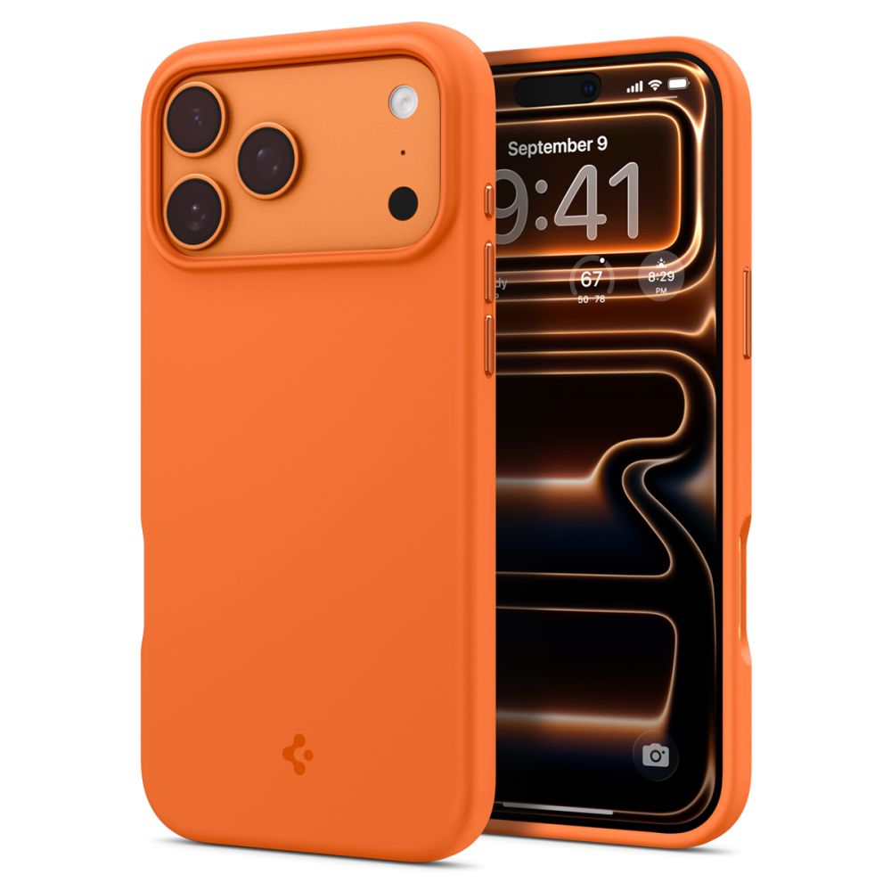 Spigen Silicone Fit MagSafe, cosmic orange - iPhone 17 Pro (ACS11379) - Image 10