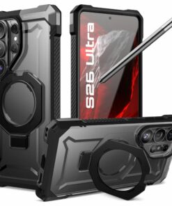 Supcase Unicorn Beetle Grip Mag MagSafe Samsung Galaxy S26 Ultra Black