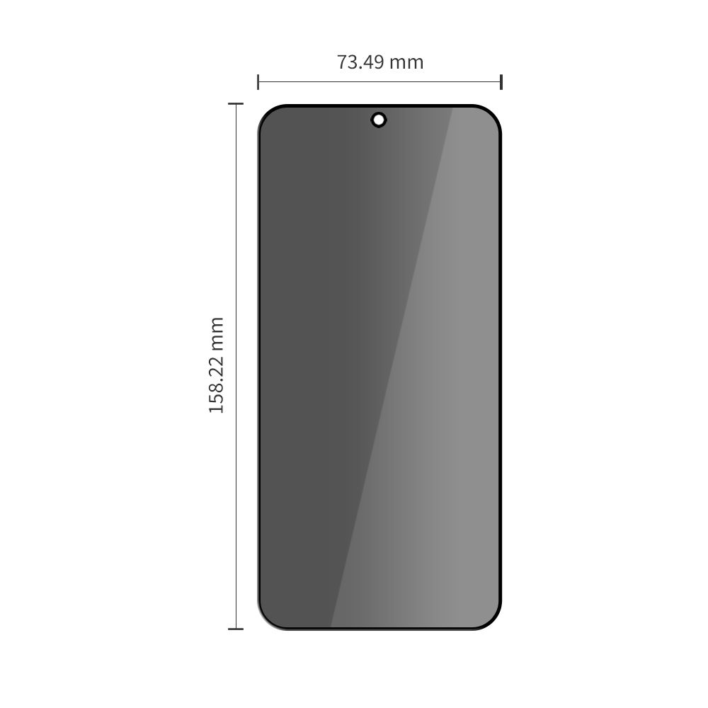 TECH-PROTECT GLASS SPY+ ΣΕΤ 2 PRIVACY TEMPERED GLASS ΓΙΑ GALAXY A37 / A57 5G / S25 FE - Image 6