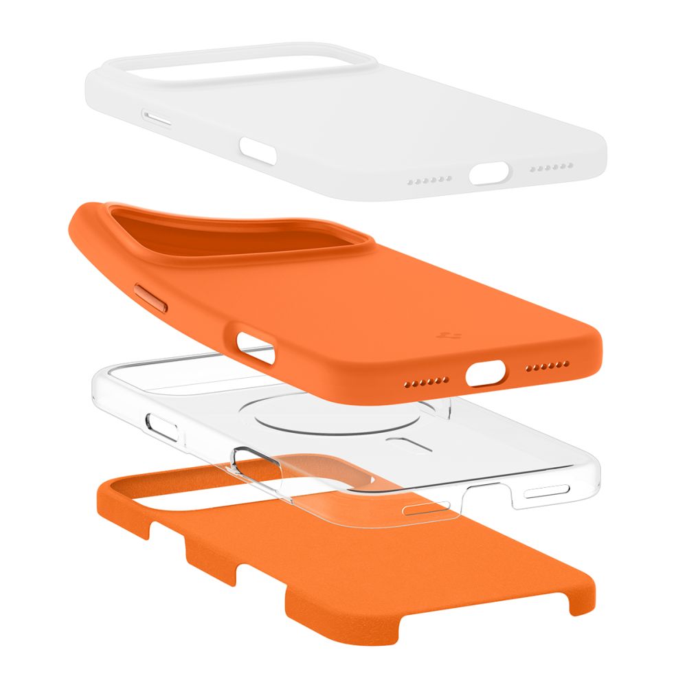 Spigen Silicone Fit MagSafe, cosmic orange - iPhone 17 Pro (ACS11379) - Image 3