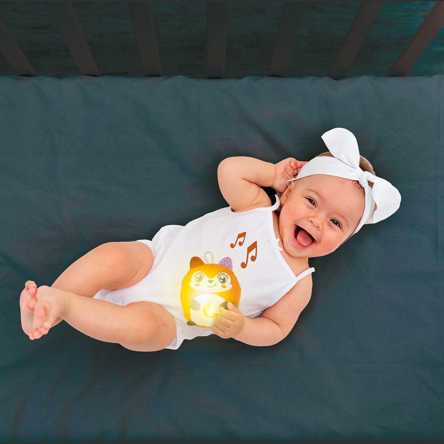 Βaby Clementoni Βρεφικό Παιχνίδι Twinkle Twinkle Αλεπού με Φως & Ήχους Για 0+ Μηνών - Image 4