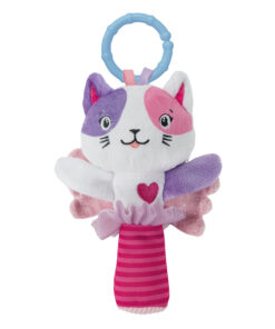 Baby Clementoni For You Βρεφικό Παιχνίδι Κουδουνίστρα Μαλακή Γατούλα Για 0+ Μηνών