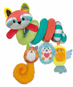 Baby Clementoni Βρεφικό Κρεμαστό Κούνιας Χαρούμενα Ζωάκια Για 0+ Μηνών