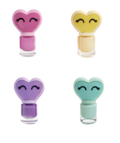 HappiHobbi Βερνίκι Νυχιών Sparkle Love σε 4 Σχέδια για 6+ Ετών