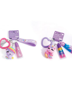 HappiHobbi Μπρελόκ με Lip Gloss & Φιγούρα Μονόκερο σε 2 Σχέδια για 6+ Ετών