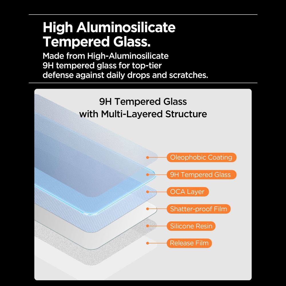 SPIGEN ALM GLAS.TR SLIM 3-PACK IPHONE 17 PRO MAX ΔΙΑΦΑΝO (AGL10099) - Image 4