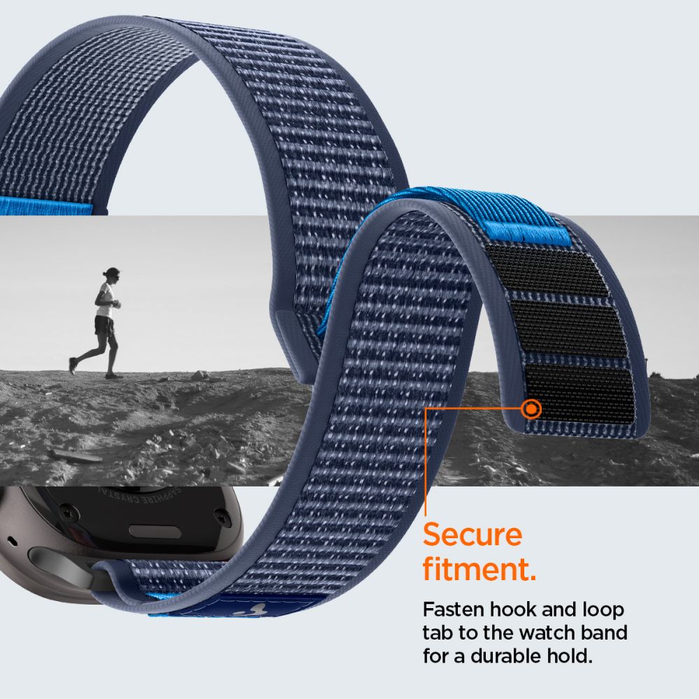 SPIGEN ATHLEX AIR 2 APPLE WATCH 8 / 9 / 10 / 11 / SE / ULTRA (44 / 45 / 46 / 49 MM) ACTIVE NAVY BLUE AMP10608 - Image 3