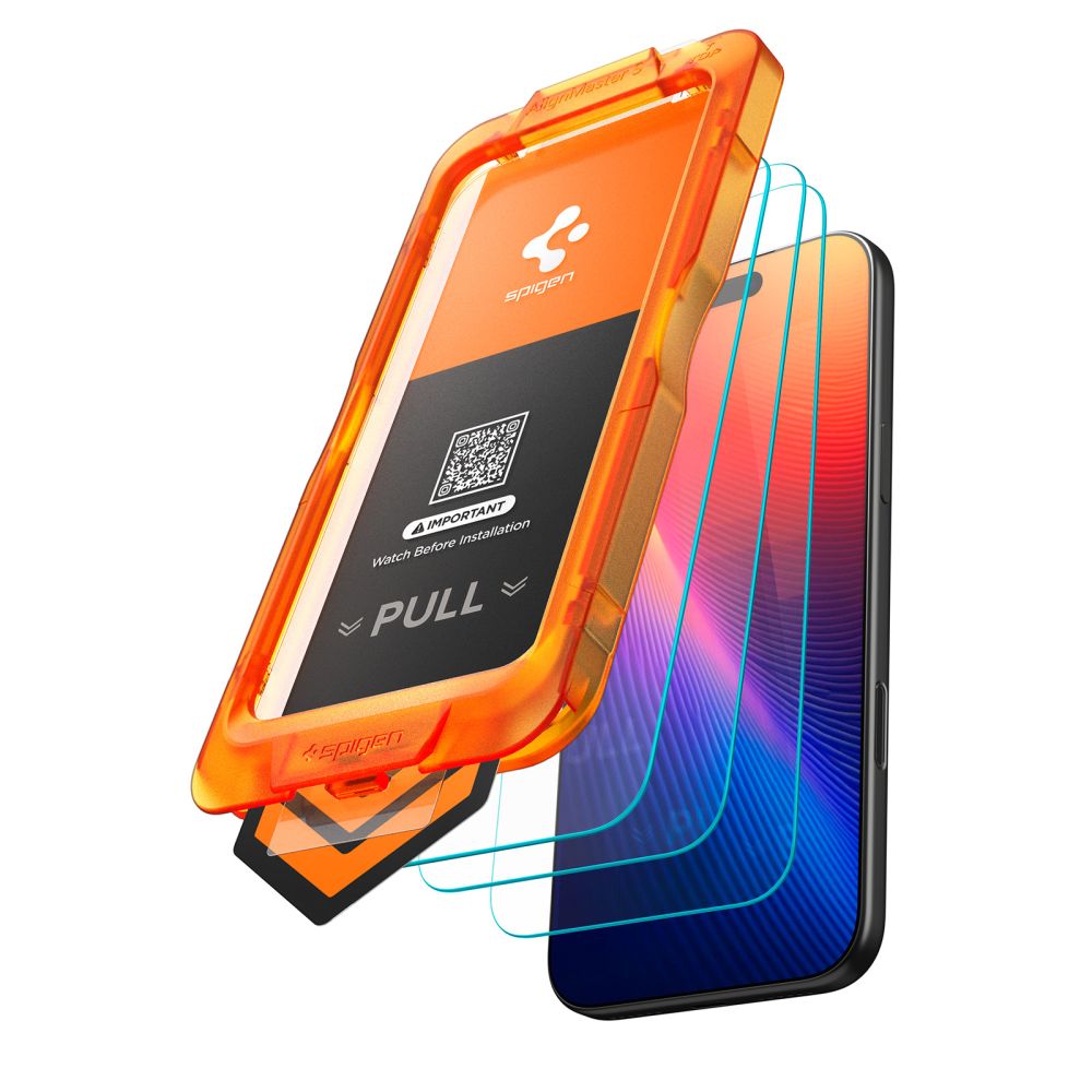 SPIGEN ALM GLAS.TR SLIM 3-PACK IPHONE 17 PRO MAX ΔΙΑΦΑΝO (AGL10099) - Image 2