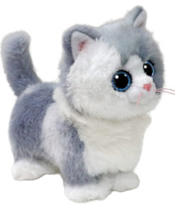 ΤΥ Χνουδωτό Beanie Boos Γατούλα Λευκή / Γκρι 15εκ