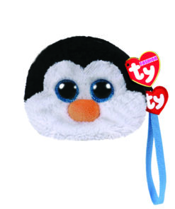 ΤY Χνουδωτό Πορτοφολάκι Πιγκουίνος