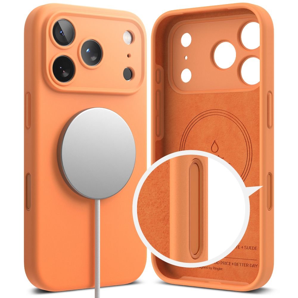 RINGKE SILICONE MAGNETIC MAGSAFE IPHONE 17 PRO MAX ORANGE - Image 9