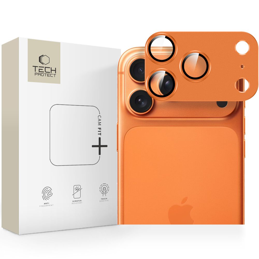 TECH-PROTECT CAMFULL FIT+ κάλυμμα κάμερας iPhone 17 Pro Max κοσμικό πορτοκαλί