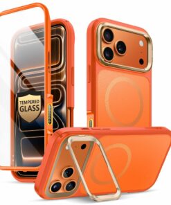 SUPCASE IBLSN ARES θήκη flip MagSafe iPhone 17 Pro Max κοραλλί (843439159822)
