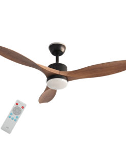 Ανεμιστήρας οροφής DC 52” με IP65, LED φωτιστικό και τηλεχειριστήριο, 40W - LIFE VERANDA NATURE
