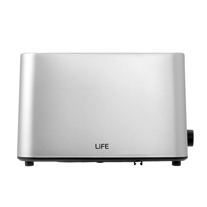 Αυτόματη φρυγανιέρα 2 θέσεων, 750W - LiFE CRUNCHY Silver Matt Series - Image 4