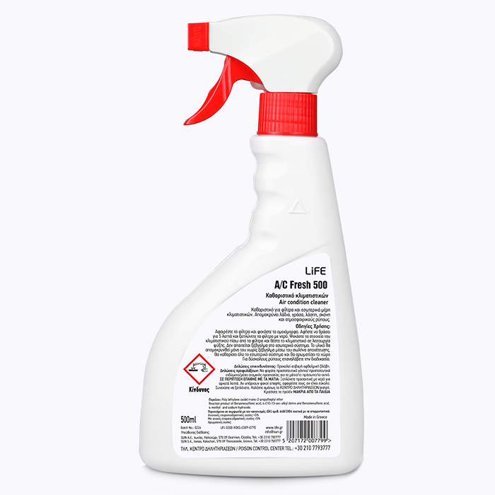 Καθαριστικό κλιματιστικών, 500ml - LiFE A/C AIR FRESH 500 - Image 2