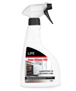 Καθαριστικό για φούρνους, BBQ, ψησταριές, φριτέζες, αεραγωγούς, 500ml - LiFE OVEN 5CLEAN 500